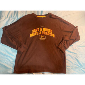 Vintage John Deere thermal type size XL